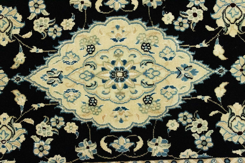 Biegacz Dywan perski - Nain - 215 x 57 cm - ciemnoniebieski