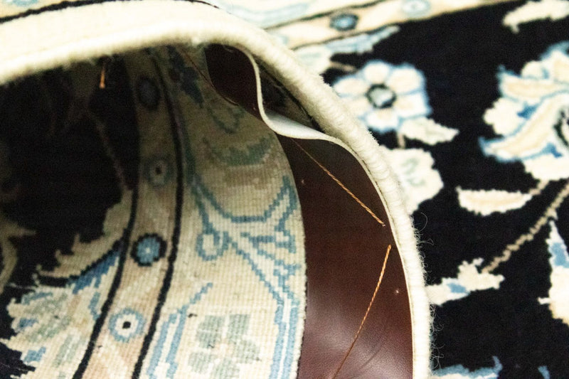 Biegacz Dywan perski - Nain - 215 x 57 cm - ciemnoniebieski