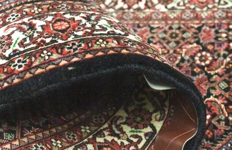 Biegacz Dywan perski - Bijar - 252 x 79 cm - niebieski