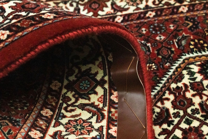 Biegacz Dywan perski - Bijar - 226 x 75 cm - czerwony