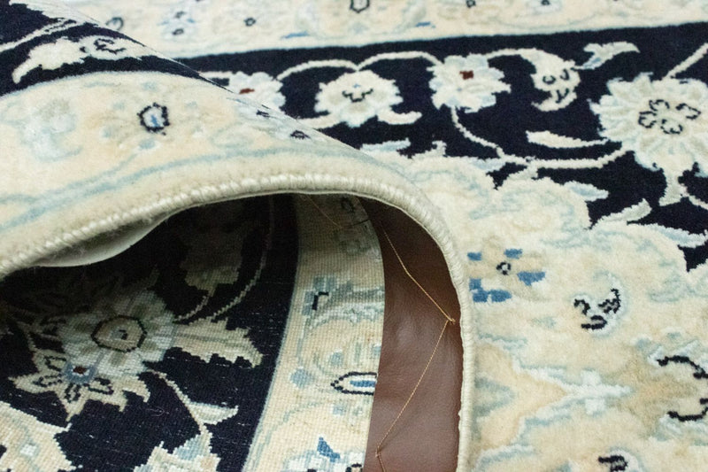 Biegacz Dywan perski - Nain - 203 x 70 cm - ciemnoniebieski