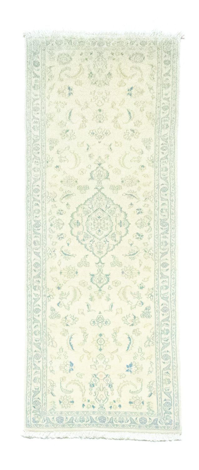 Biegacz Dywan perski - Nain - 250 x 72 cm - naturalna biel