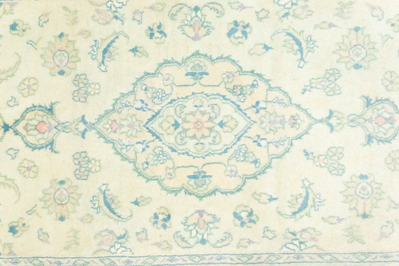 Biegacz Dywan perski - Nain - 250 x 72 cm - naturalna biel