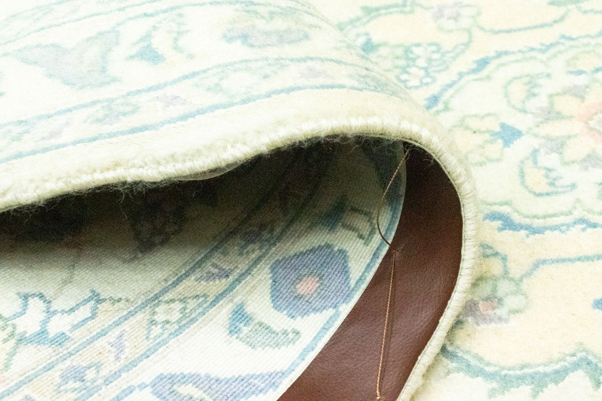 Biegacz Dywan perski - Nain - 250 x 72 cm - naturalna biel