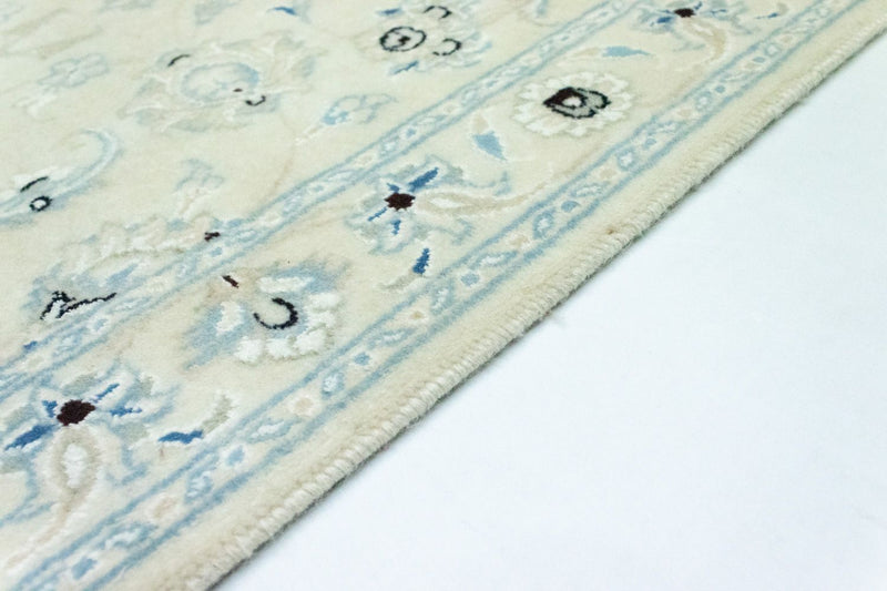 Biegacz Dywan perski - Nain - 207 x 68 cm - naturalna biel