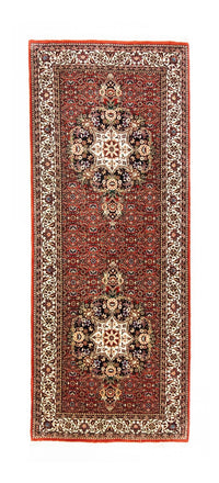 Biegacz Dywan perski - Bijar - 216 x 85 cm - czerwony