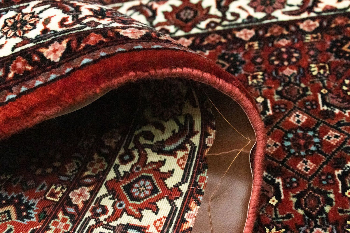 Biegacz Dywan perski - Bijar - 230 x 78 cm - czerwień winna