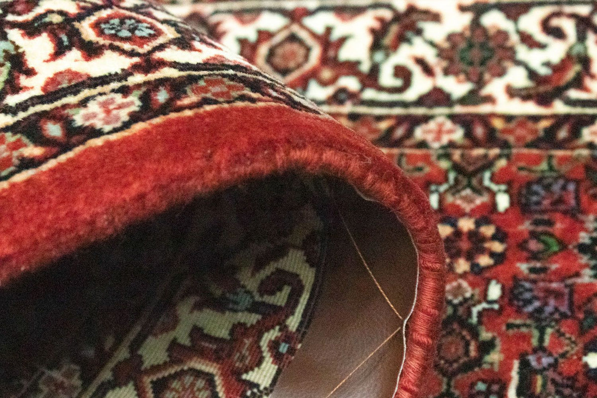 Biegacz Dywan perski - Bijar - 195 x 75 cm - czerwony