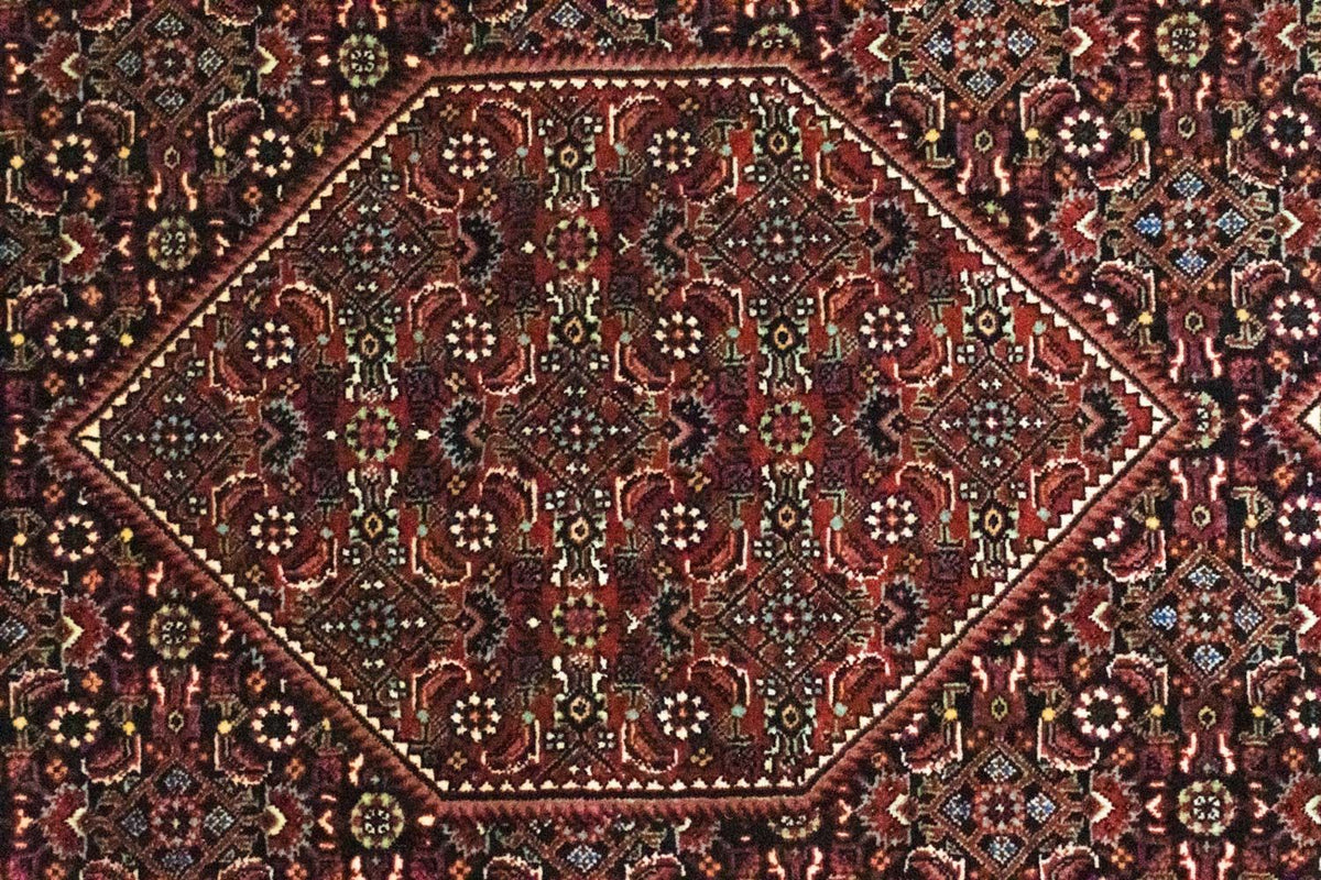 Biegacz Dywan perski - Bijar - 200 x 75 cm - czerwony
