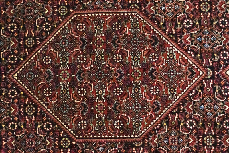 Biegacz Dywan perski - Bijar - 200 x 75 cm - czerwony
