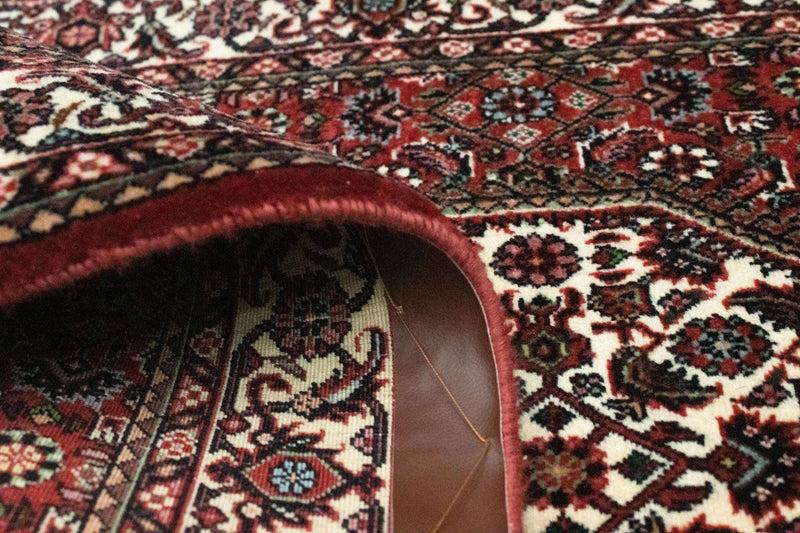 Biegacz Dywan perski - Bijar - 217 x 72 cm - czerwony