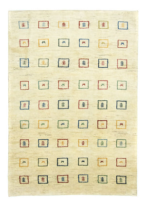 Dywan Gabbeh - perski - 281 x 195 cm - beżowy