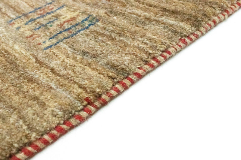 Dywan Gabbeh - perski - 154 x 103 cm - brązowy