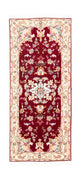 Biegacz Dywan perski - Tabriz - Królewski - 202 x 81 cm - czerwony