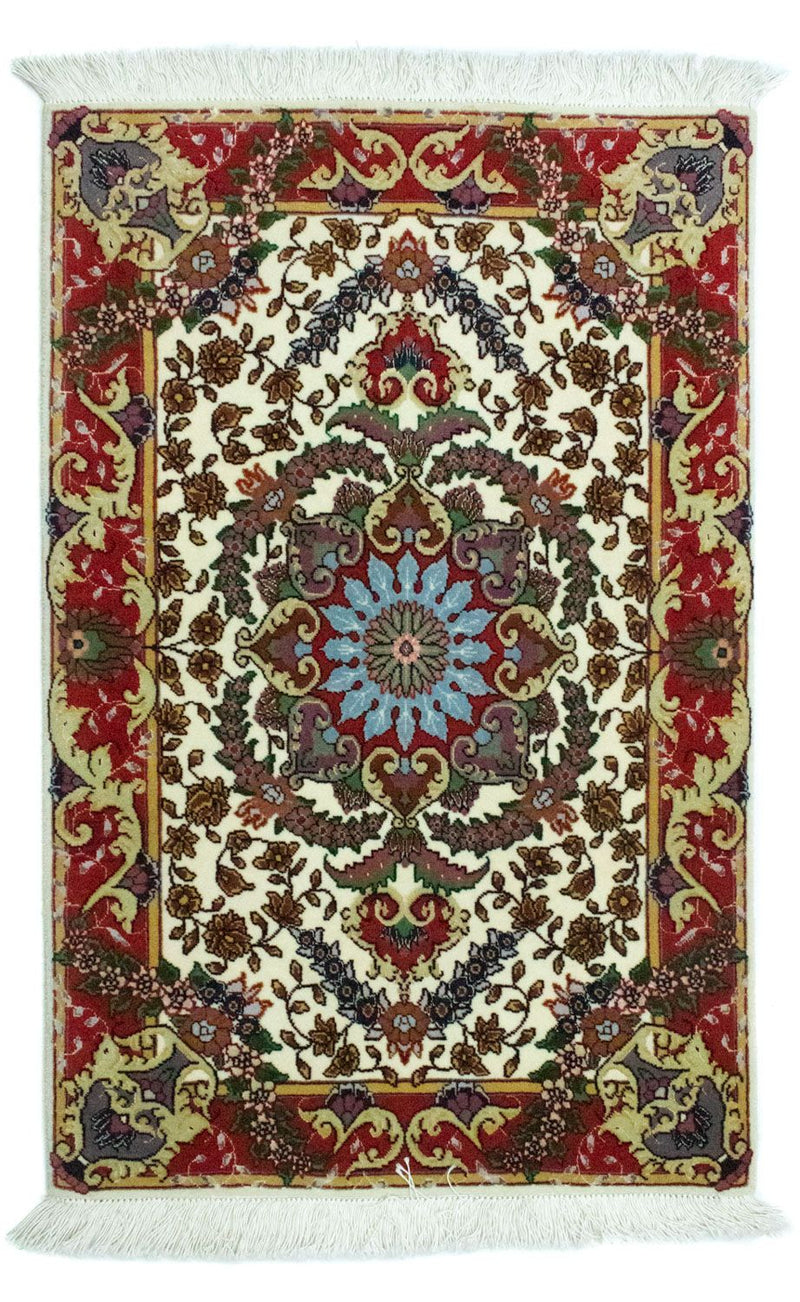 Dywan perski - Tabriz - 97 x 63 cm - beżowy