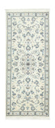 Biegacz Dywan perski - Nain - 194 x 79 cm - naturalna biel