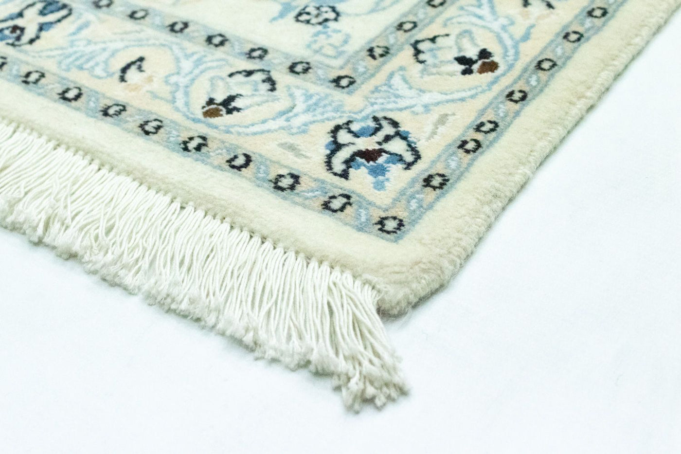 Biegacz Dywan perski - Nain - 194 x 79 cm - naturalna biel