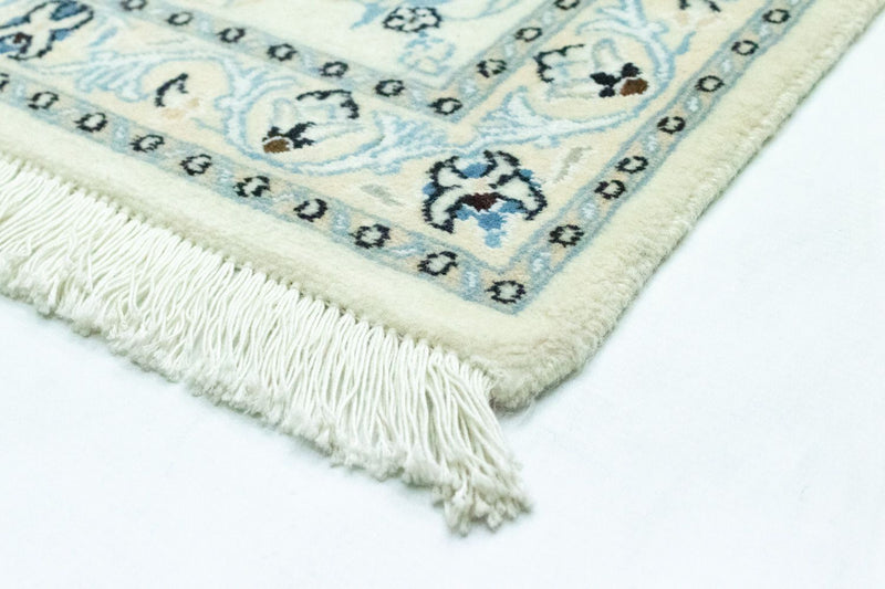 Biegacz Dywan perski - Nain - 194 x 79 cm - naturalna biel