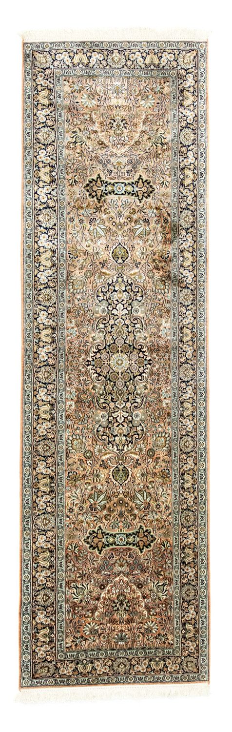 Biegacz Jedwabny dywan - Kashmir Silk - 278 x 77 cm - czerwony