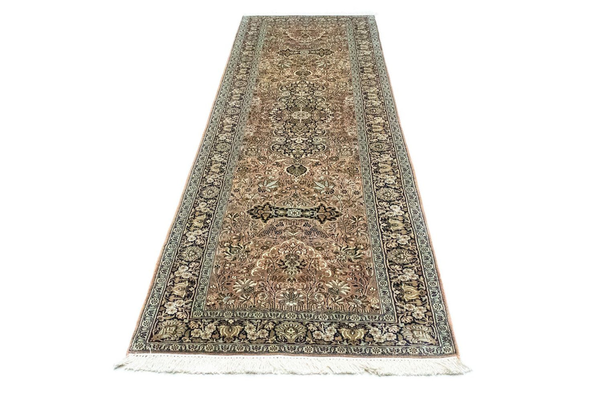 Biegacz Jedwabny dywan - Kashmir Silk - 278 x 77 cm - czerwony