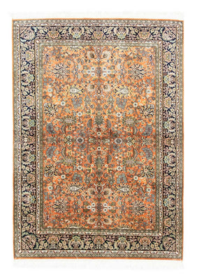Jedwabny dywan - Kashmir Silk - 181 x 130 cm - rdza