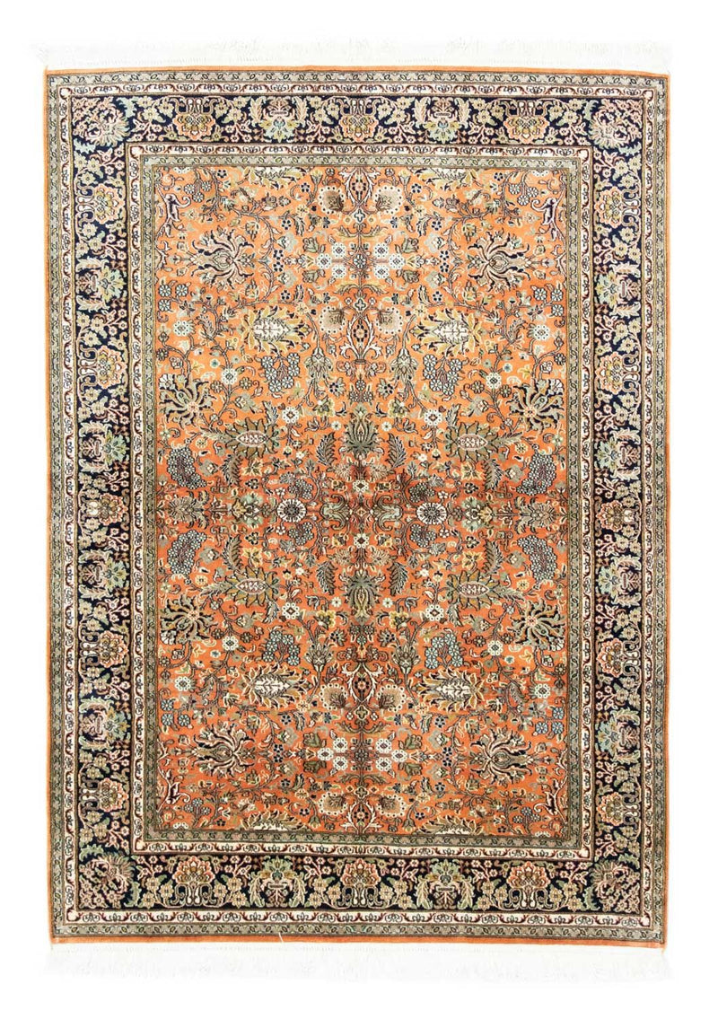 Jedwabny dywan - Kashmir Silk - 181 x 130 cm - rdza