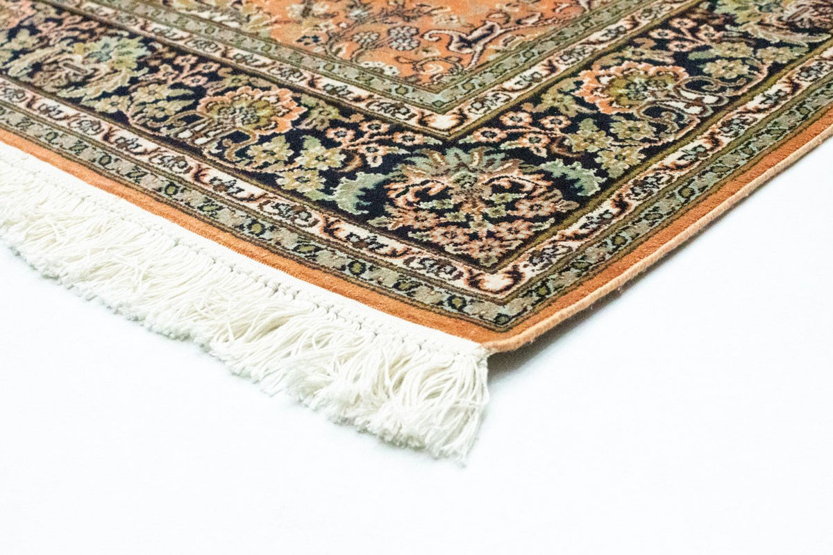 Jedwabny dywan - Kashmir Silk - 181 x 130 cm - rdza
