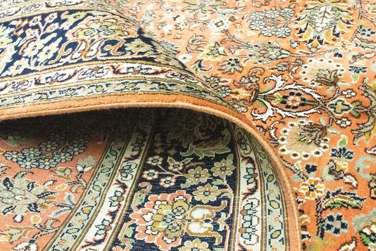 Jedwabny dywan - Kashmir Silk - 181 x 130 cm - rdza