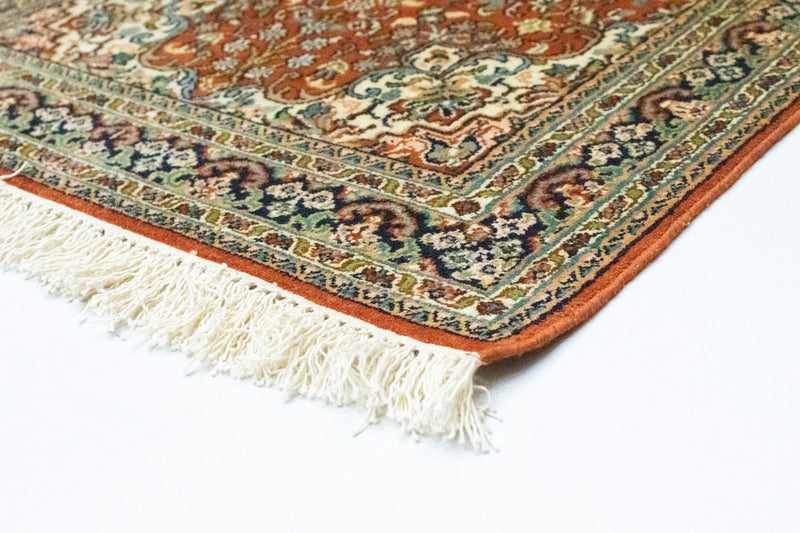 Jedwabny dywan - Kashmir Silk - 94 x 63 cm - rdza
