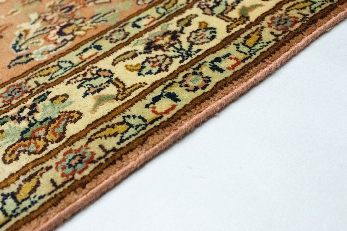 Jedwab kaszmirski Dywan 95x61cm - Dywan orientalny
