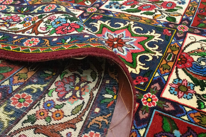 Dywan perski - Bijar - 205 x 135 cm - wielokolorowy