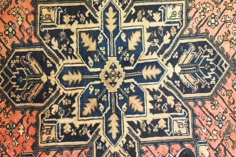 Perski dywan - Nomadyczny - 285 x 215 cm - czerwony