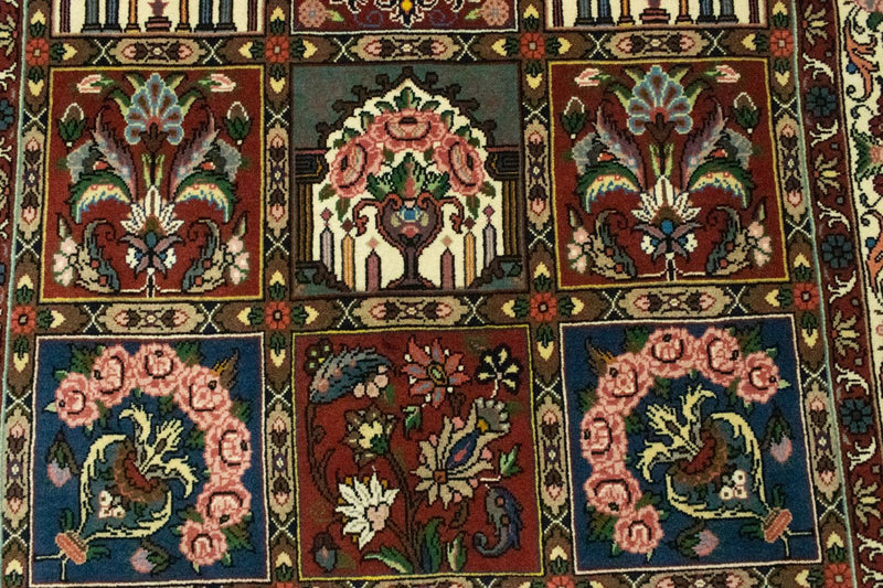 Dywan perski - Bijar - 205 x 139 cm - czerwony