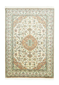 Jedwabny dywan - Kashmir Silk - 183 x 129 cm - beżowy