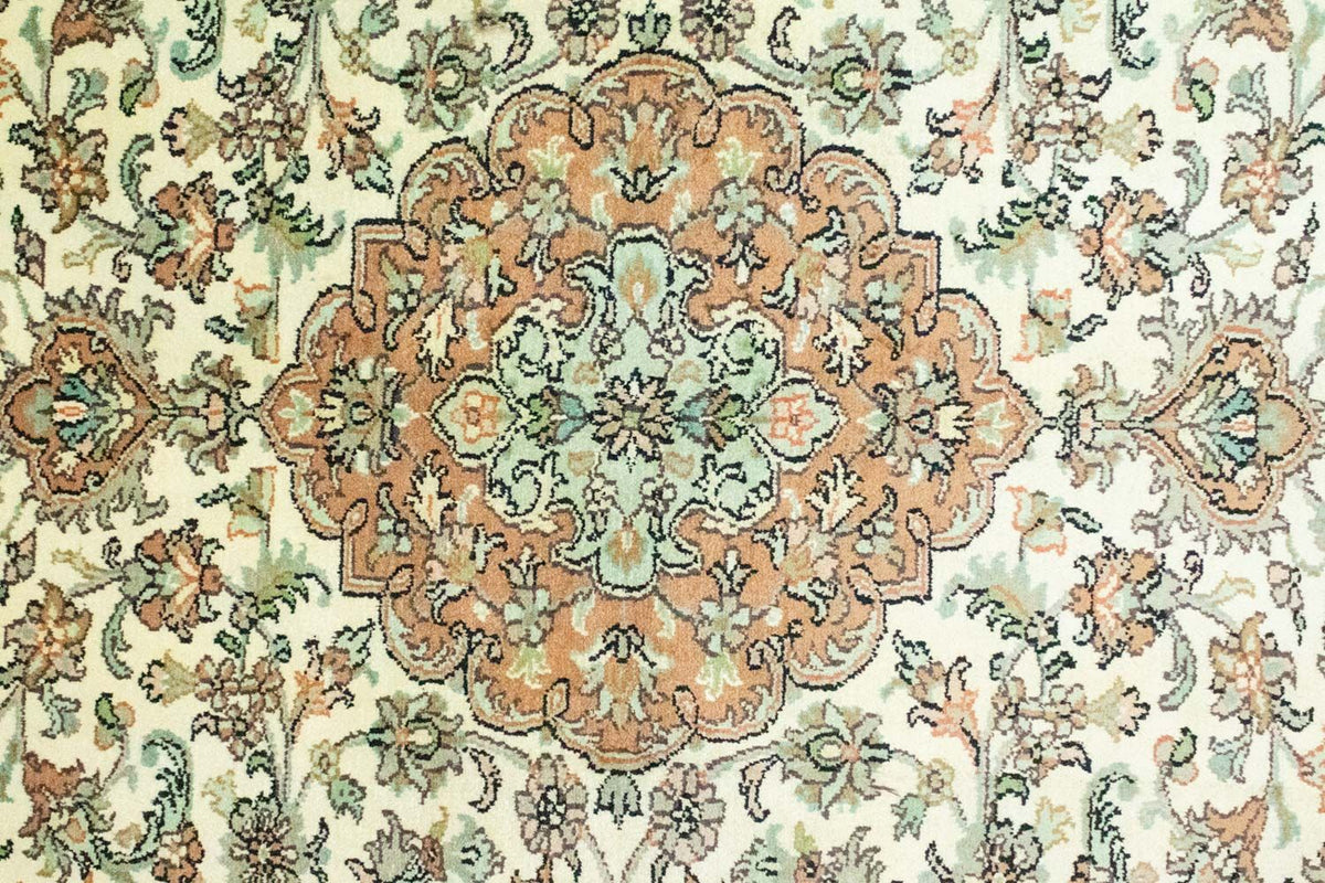 Jedwabny dywan - Kashmir Silk - 183 x 129 cm - beżowy