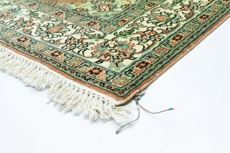 Jedwabny dywan - Kashmir Silk - 183 x 129 cm - beżowy