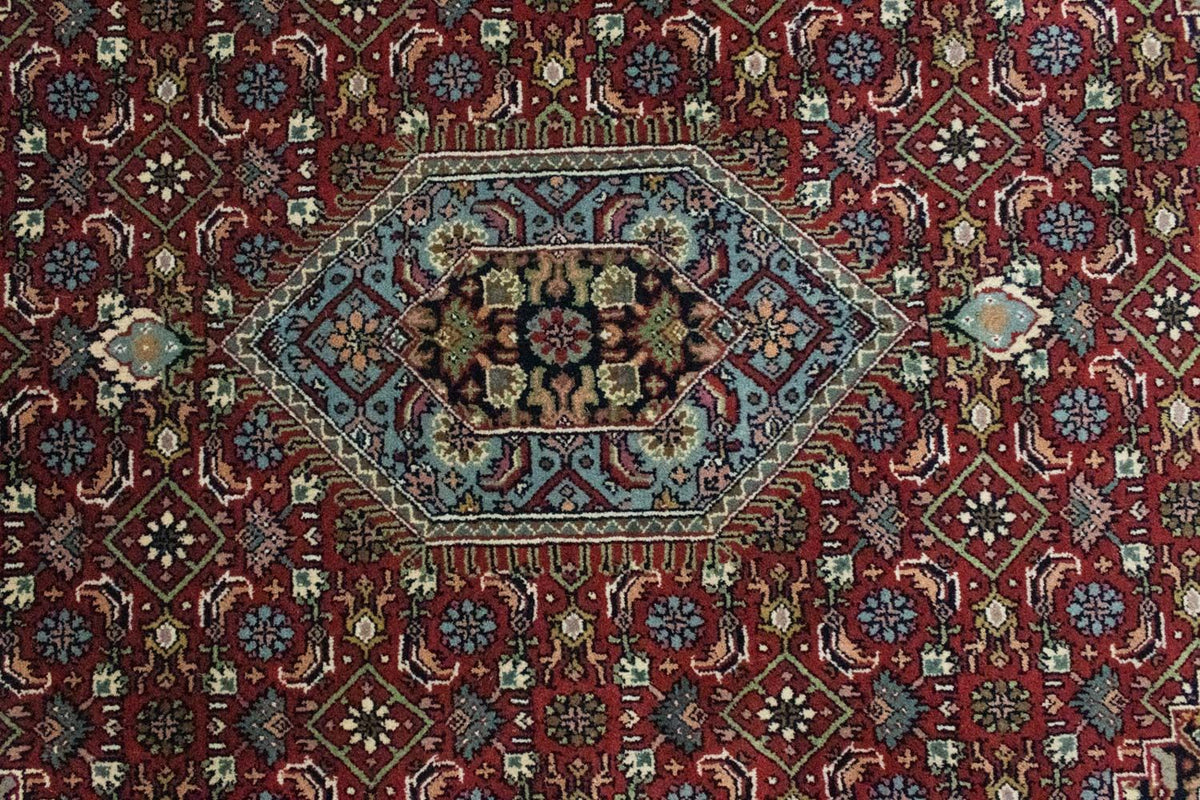 Dywan perski - Bijar - 201 x 152 cm - czerwony