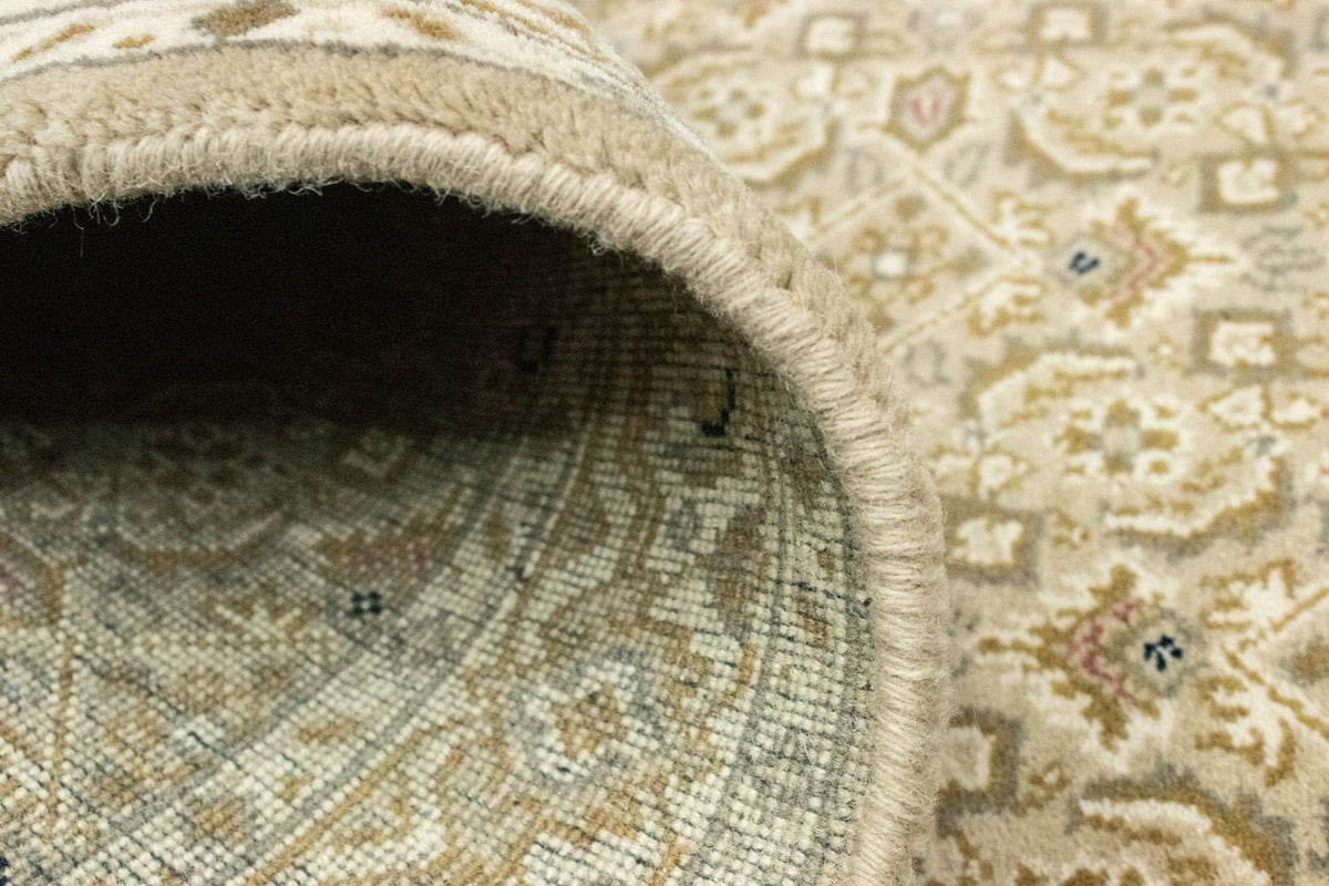 Biegacz Dywan perski - Bijar - 306 x 82 cm - beżowy