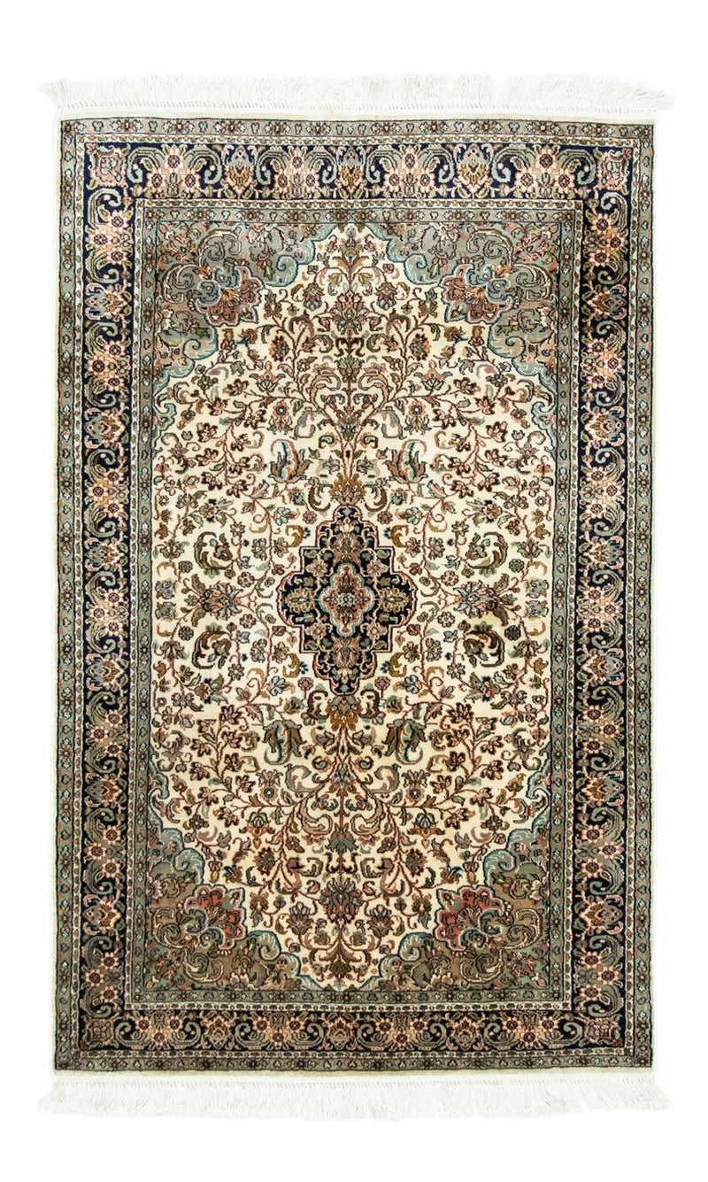 Jedwabny dywan - Kashmir Silk - 150 x 95 cm - beżowy