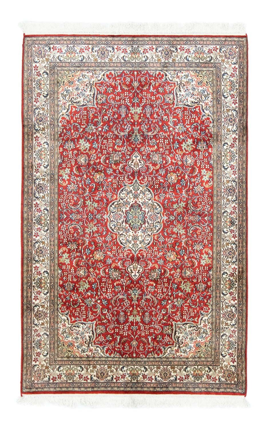Jedwabny dywan - Kashmir Silk - 159 x 100 cm - czerwony