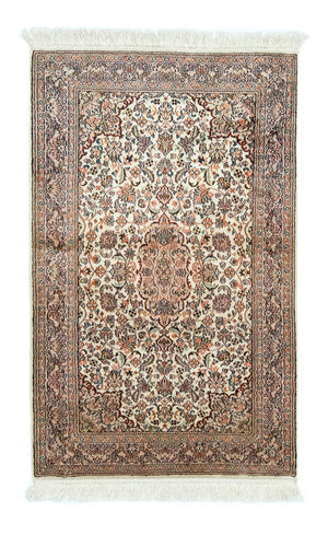 Jedwabny dywan - Kashmir Silk - 124 x 78 cm - beżowy