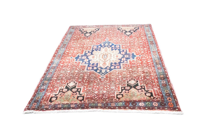 Perski dywan - Nomadyczny - 195 x 136 cm - czerwony