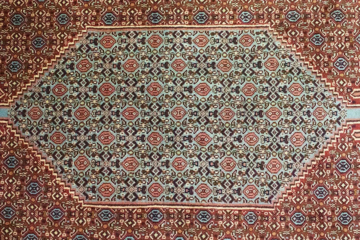 Dywan perski - Klasyczny - 317 x 204 cm - niebieski