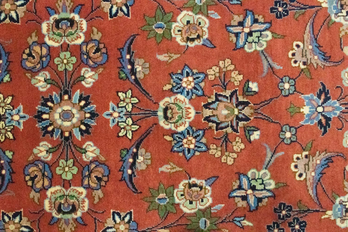 Biegacz Dywan perski - Tabriz - 288 x 95 cm - rdza