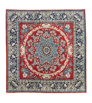 Dywan perski - Klasyczny kwadratowy  - 208 x 202 cm - czerwony