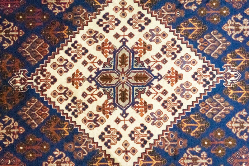 Perski dywan - Nomadyczny - 318 x 229 cm - niebieski