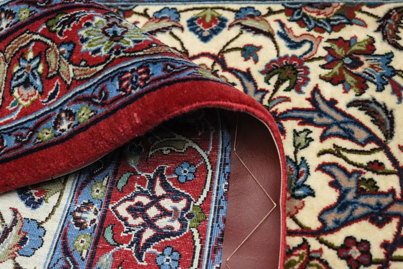 Biegacz Dywan perski - Isfahan - Premium - 364 x 90 cm - beżowy