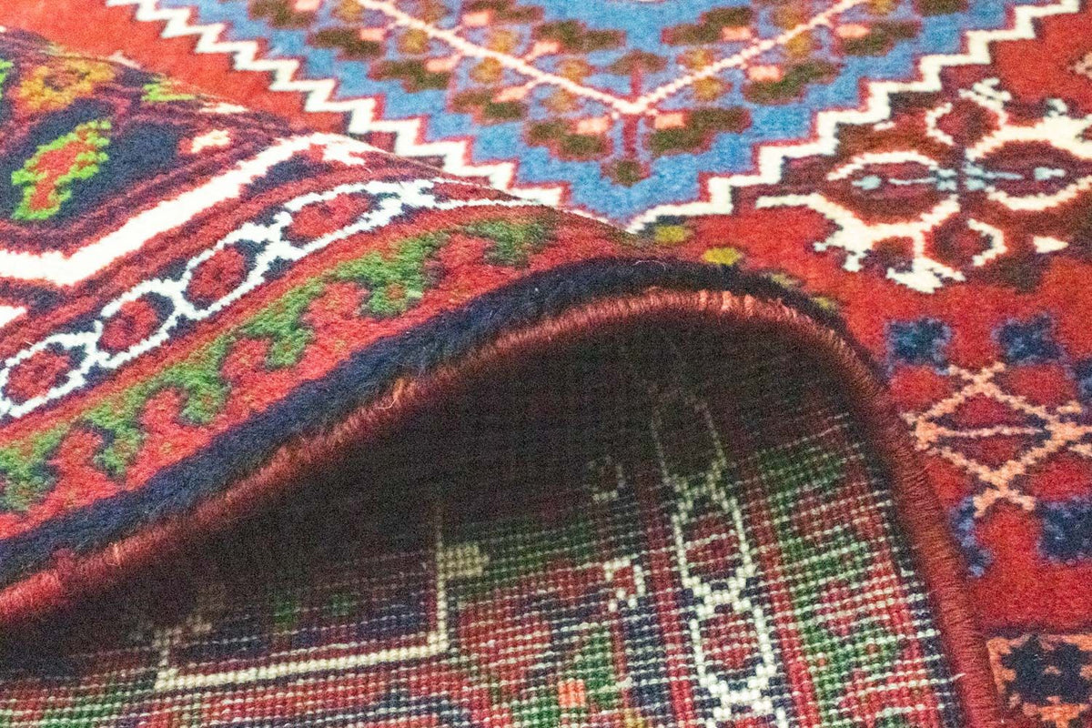 Perski dywan - Nomadyczny - 317 x 215 cm - czerwony