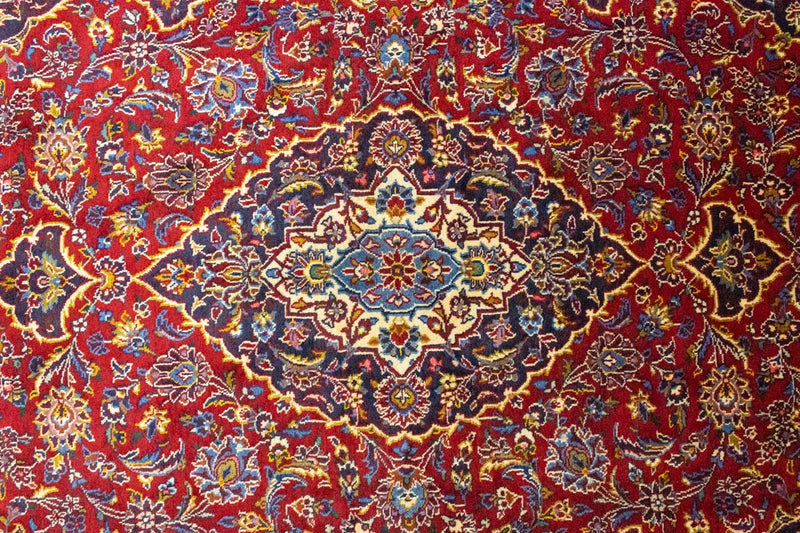 Dywan perski - Keshan - 222 x 138 cm - czerwony