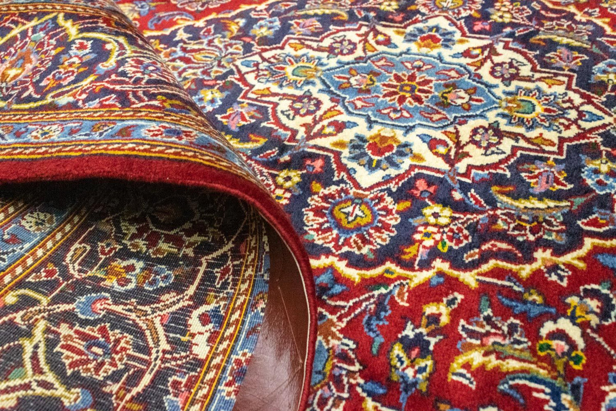 Dywan perski - Keshan - 222 x 138 cm - czerwony